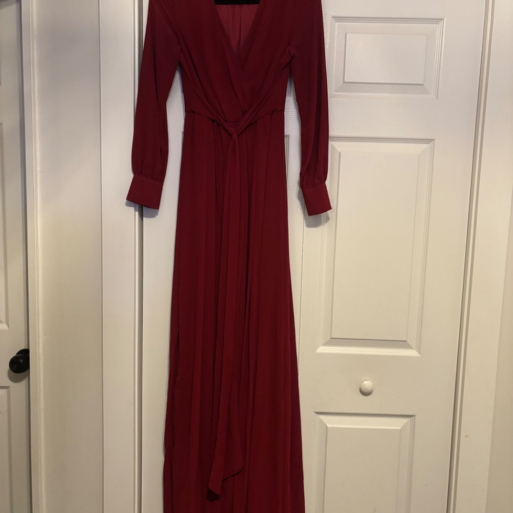 baltic born Lydia dress in burgundy - Picture 5 of 6